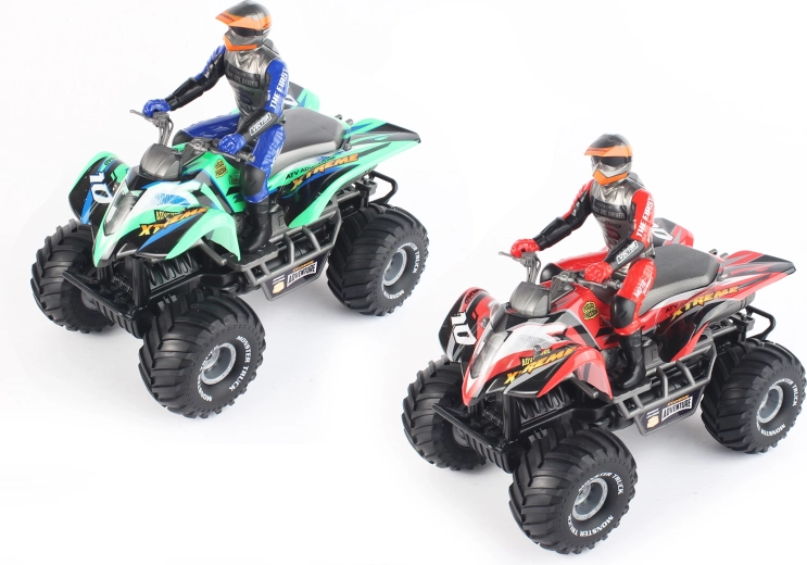 ATV RC cu figurină, controlat de la distanță, 29 cm