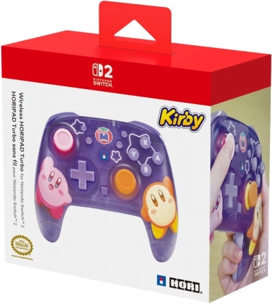 Controler wireless HORI Wireless HORIPAD Turbo Kirby and Waddle Dee pentru Nintendo Switch 2