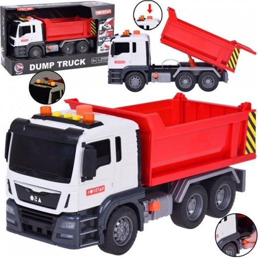 Camion de jucărie pentru copii cu funcții de lumină și sunet
