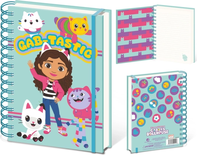 Caiet spirală A5 Gabby – Casa magică a Găbriței