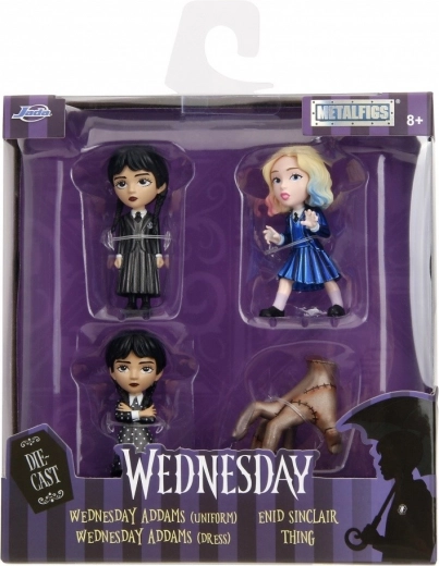 JADA figurine metalice Wednesday 4 buc 6,5 cm