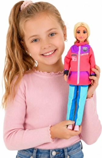 Păpușa Anlily 30 cm cu păr blond