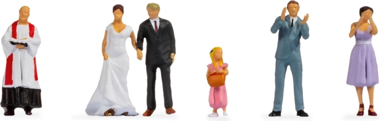 Noch set de figurine la nuntă