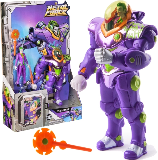 DC Comics Metal Force – figurină și armură THE JOKER 10 cm
