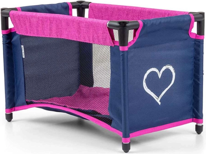 Pătuț de călătorie cu plasă și așternuturi moi