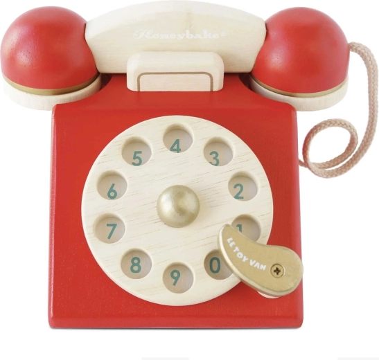 Telefon retro din lemn pentru copii Le Toy Van