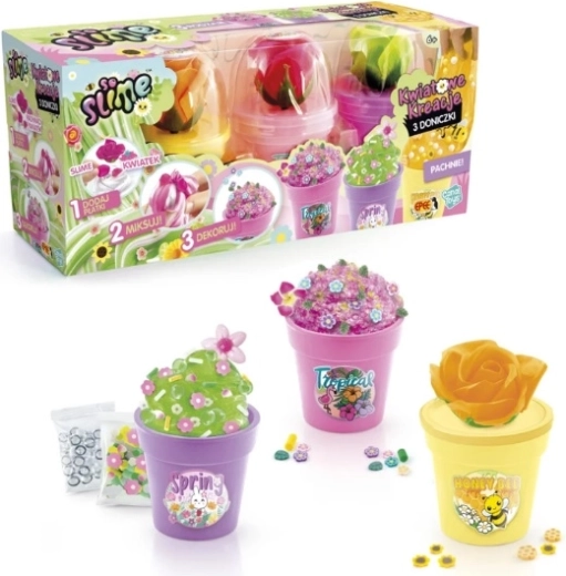 Epee So Slime creații florale – 3 ghivece