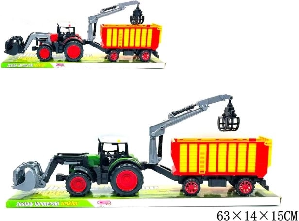 Tractor cu remorcă pentru copii