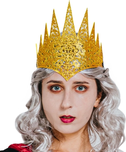 Coroană regală aurie pentru copii