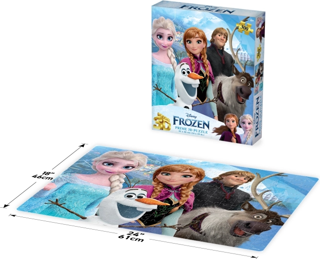 Puzzle 3D Disney Regatul de Gheață 300 piese