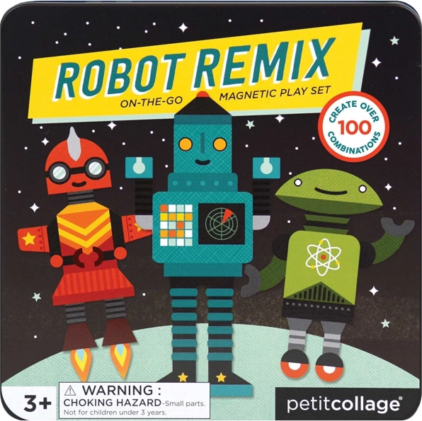 Joc magnetic roboți PETIT COLLAGE