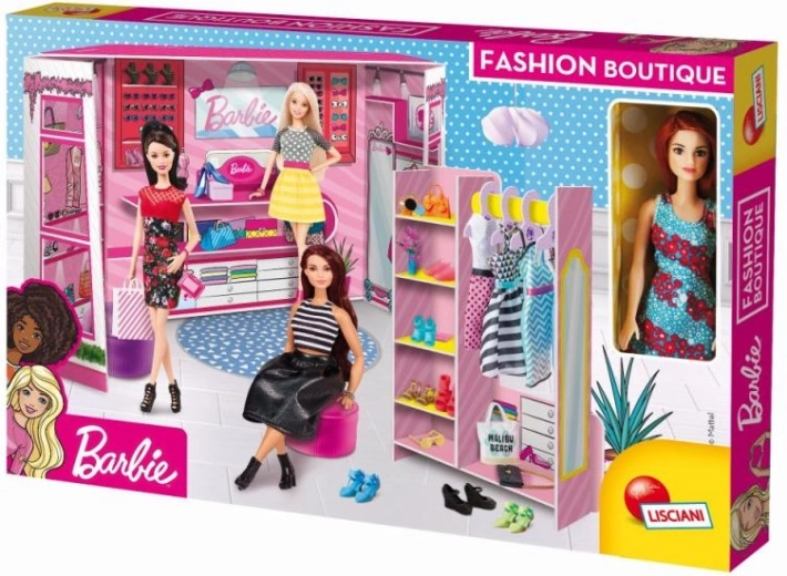 Lisciani Barbie butic de modă cu păpușă