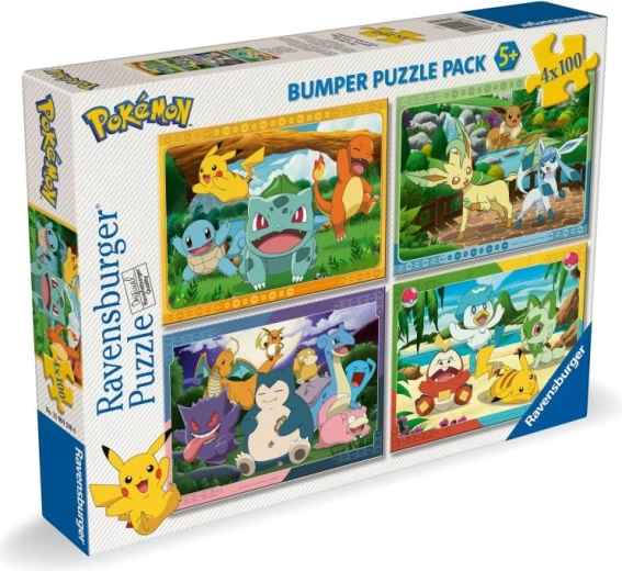 Puzzle Ravensburger Pokémon 4×100 de piese
