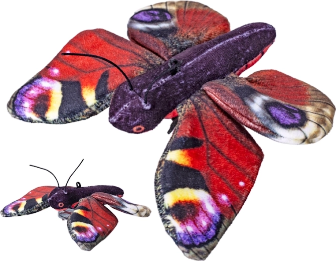 Fluture de pluș Vanessa atalanta 14 cm