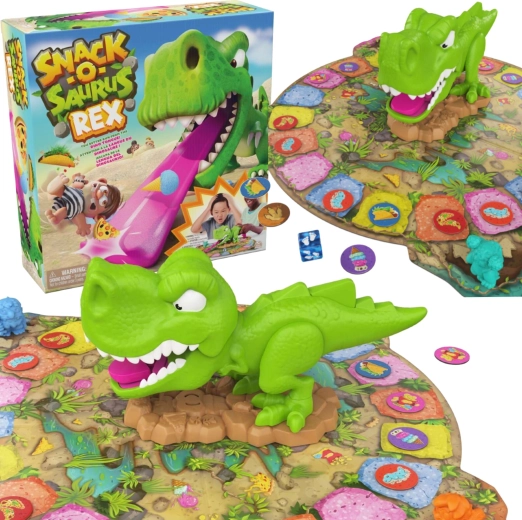Joc de familie Spin Master Snack‑O‑Saurus Rex 5+