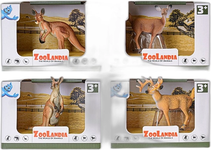 Zoolandia animal de safari – figurină (4 tipuri) - 1 bucată