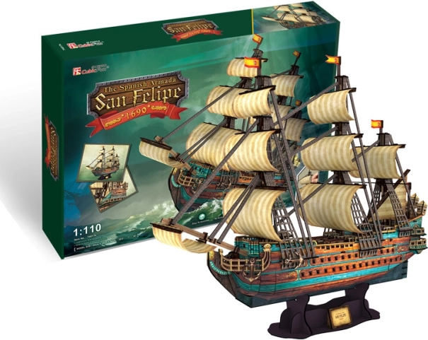Puzzle 3D velier San Felipe – 248 piese
