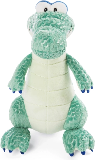 Crocodil de pluș Nici McDile 27 cm, șezând, verde