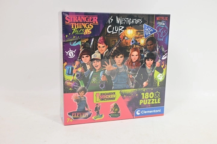 Puzzle Clementoni Stranger Things 180 de piese în cutie pătrată