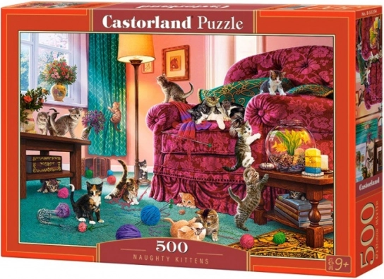 Puzzle 500 piese Pisicuțe șirete