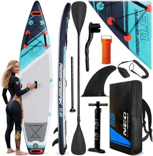 Placă SUP gonflabilă Neo-Sport Reefbreak 11'6 350 cm cu accesorii