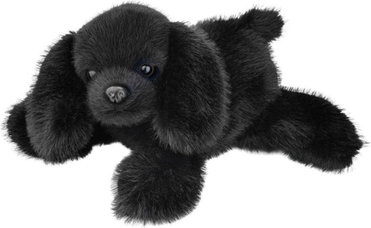 Căţeluş negru de pluș 28 cm