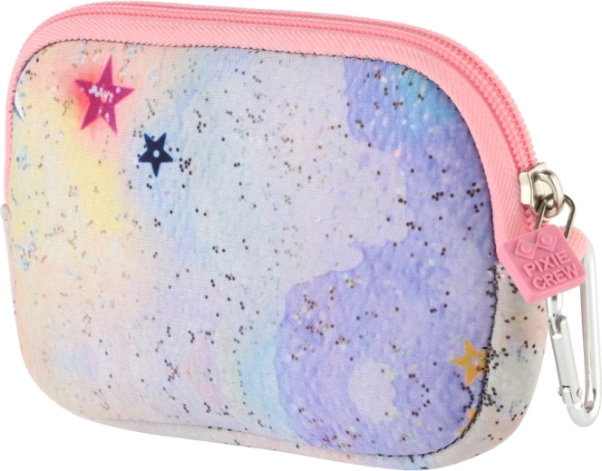 Pixie Crew buzunar mic roz Glitternox cu pixeli