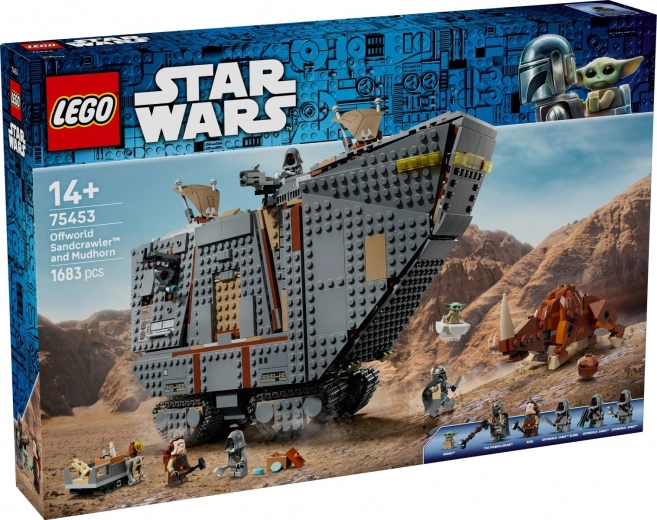 LEGO Star Wars Piaskoczołg wędrownych Jawów și bagnorożec 75453