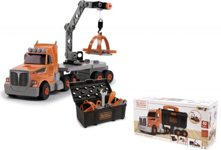 Camion cu unelte și set de construcție macara B&D