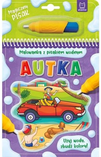 Cărți de colorat cu apă și marker cu apă – Mașinuțe