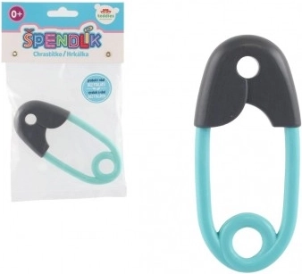 Zornăitoare bebeluș tip ac turcoaz-gri