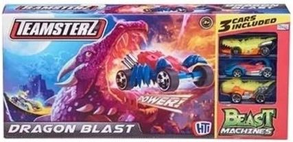 Teamsterz set pistă cu buclă și dragon + 3 mașinuțe