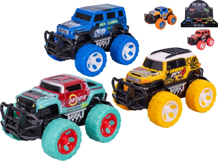 Mașină off-road cu mecanism inerțial 14 cm