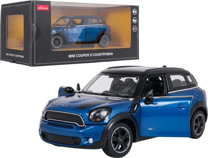 Model metalic de mașină MINI Countryman RASTAR 1:24, albastru