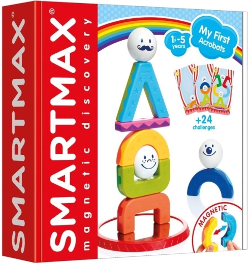SmartMax primii mei acrobați – set magnetic de construcție pentru cei mici