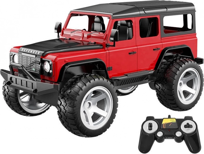 Mașină RC cu telecomandă 1:14 Double Eagle Land Rover Defender – roșie