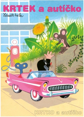 Carte de colorat Cârtița și mașinuța A4
