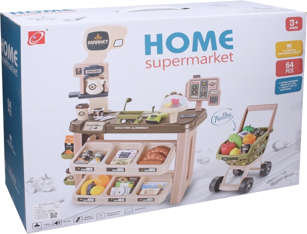Supermarket cu efecte 63x35x84 cm