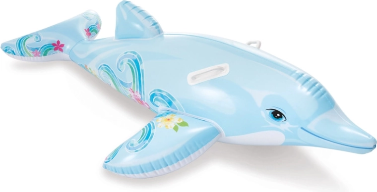 Delfin gonflabil pentru apă 175 × 66 cm cu mânere