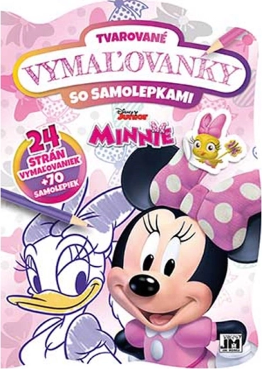 Carte de colorat conturată Minnie