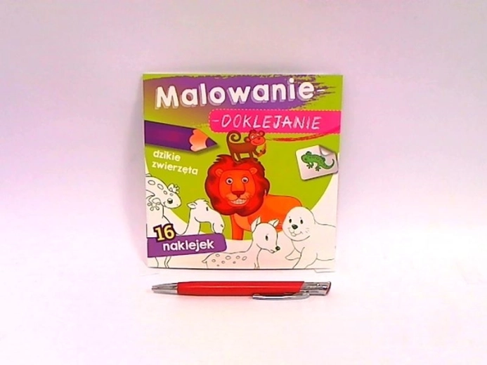 Colorat și lipit – animale sălbatice