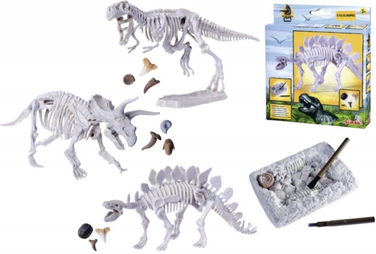 Set de excavație și asamblare a scheletelor de dinozauri
