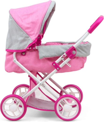 Cărucior pentru păpuși Milly Mally Alice Prestige Pink