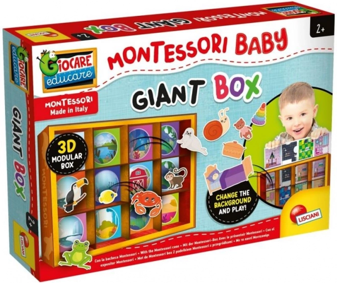 Cutie senzorială Montessori pentru bebeluși – mare