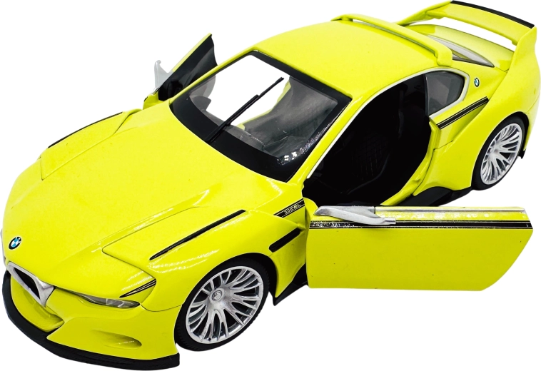 Model metalic BMW 3.0 CSL Hommage 1:24 galben