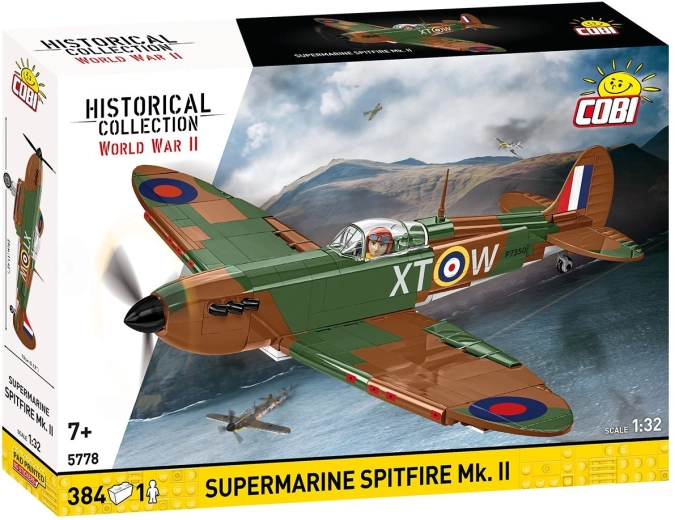 Cobi Supermarine Spitfire Mk.II set de construcție la scara 1:32