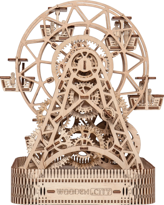 Model de lemn al Roții Rusești WOODEN CITY