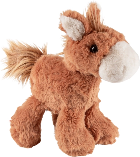 Căluț de pluș Flaucherie maro 30 cm Sigikid