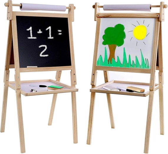 Tablă magnetică mare, cu două fețe, 2Kids Toys
