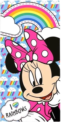 Prosop de baie din bumbac pentru copii Disney Minnie Mouse 70 × 140 cm - 1 bucată